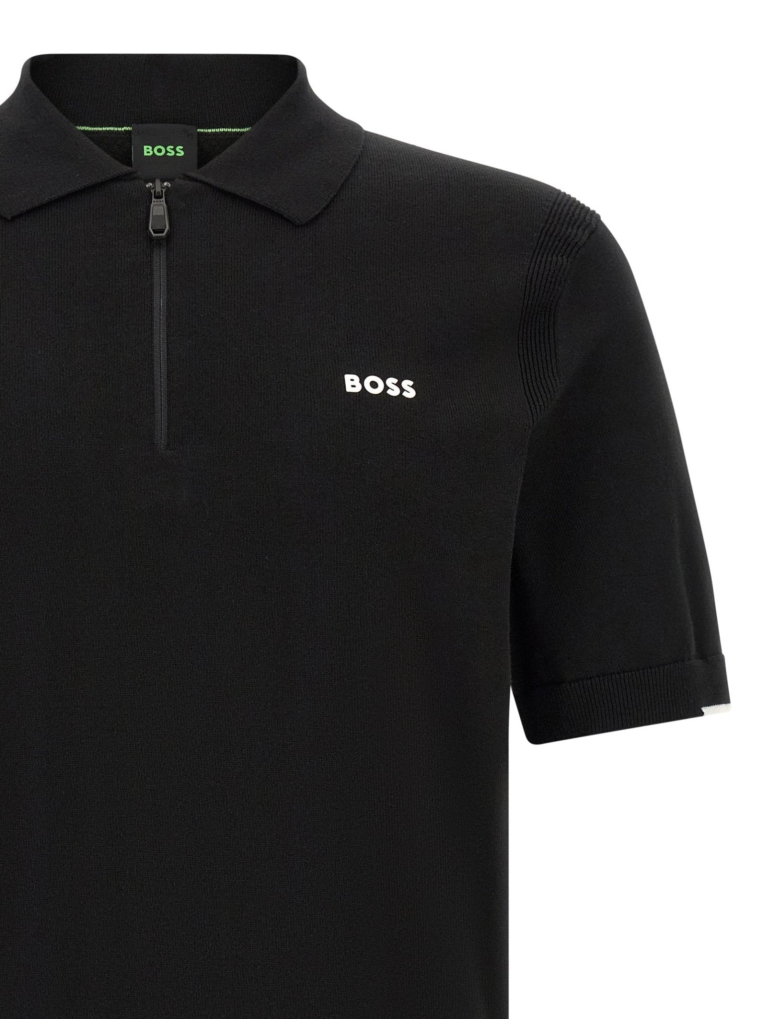 Hugo Boss Black Cotton Polo Shirt - HBPS Beauty & Fashion