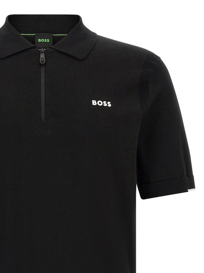 Hugo Boss Black Cotton Polo Shirt - HBPS Beauty & Fashion