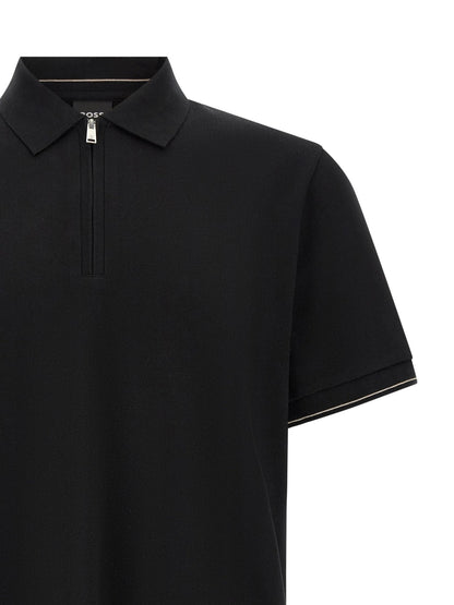 Hugo Boss Black Cotton Polo Shirt - HBPS Beauty & Fashion