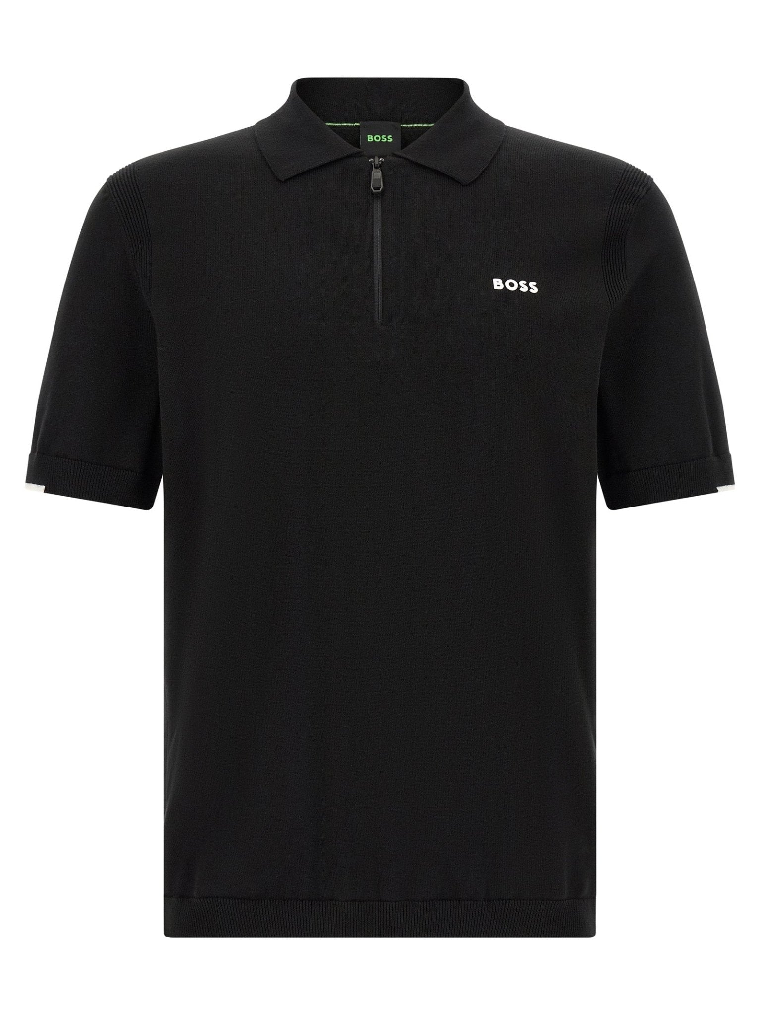 Hugo Boss Black Cotton Polo Shirt - HBPS Beauty & Fashion