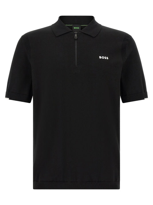 Hugo Boss Black Cotton Polo Shirt - HBPS Beauty & Fashion