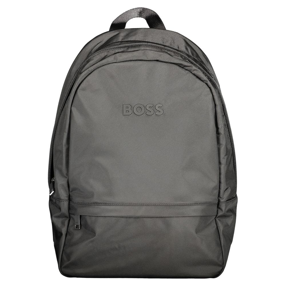 Hugo Boss Black Polyester Men's Backpack - HBPS Beauty & Fashion