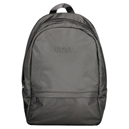 Hugo Boss Black Polyester Men's Backpack - HBPS Beauty & Fashion