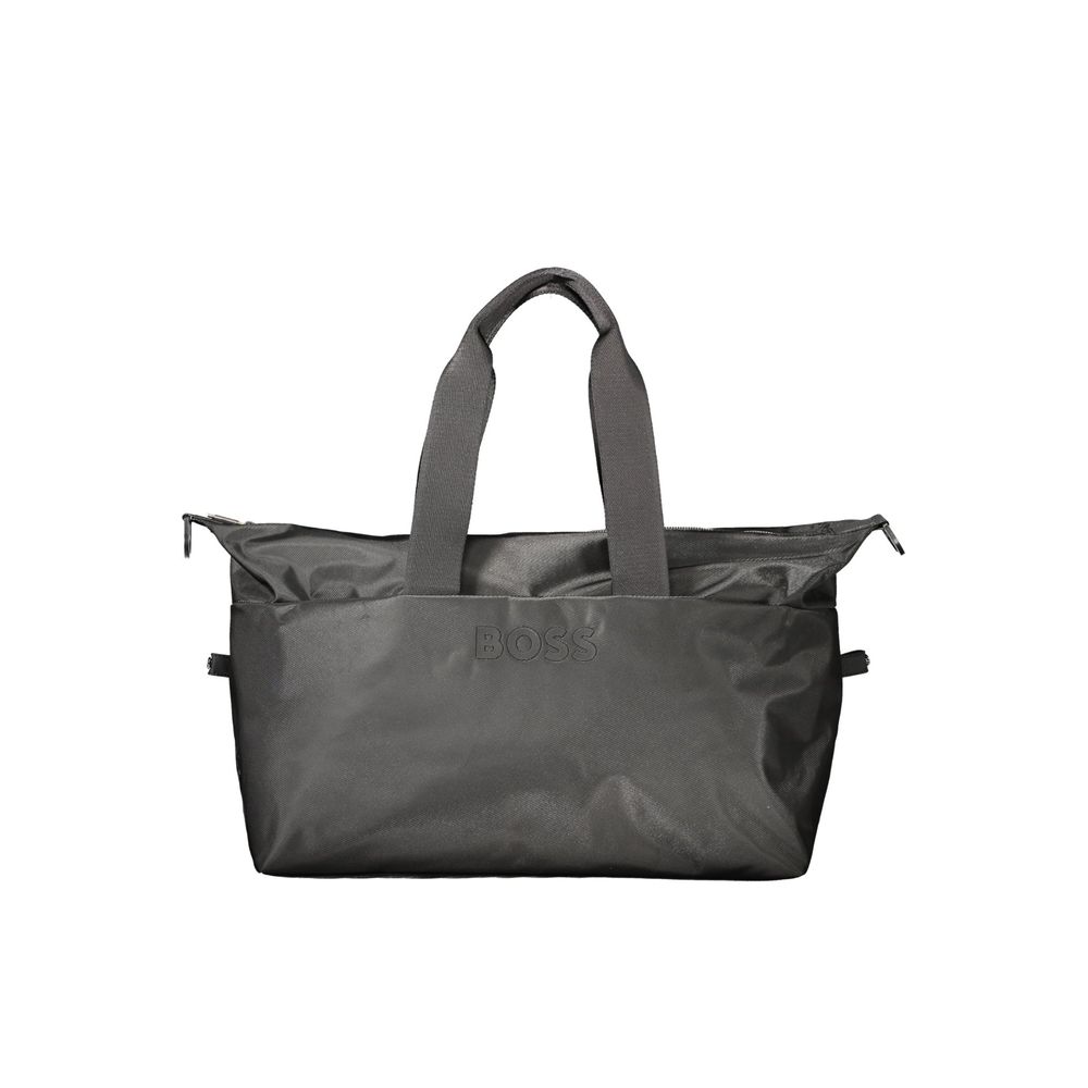 Hugo Boss Black Polyurethane Men's Bag - HBPS Beauty & Fashion