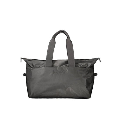 Hugo Boss Black Polyurethane Men's Bag - HBPS Beauty & Fashion
