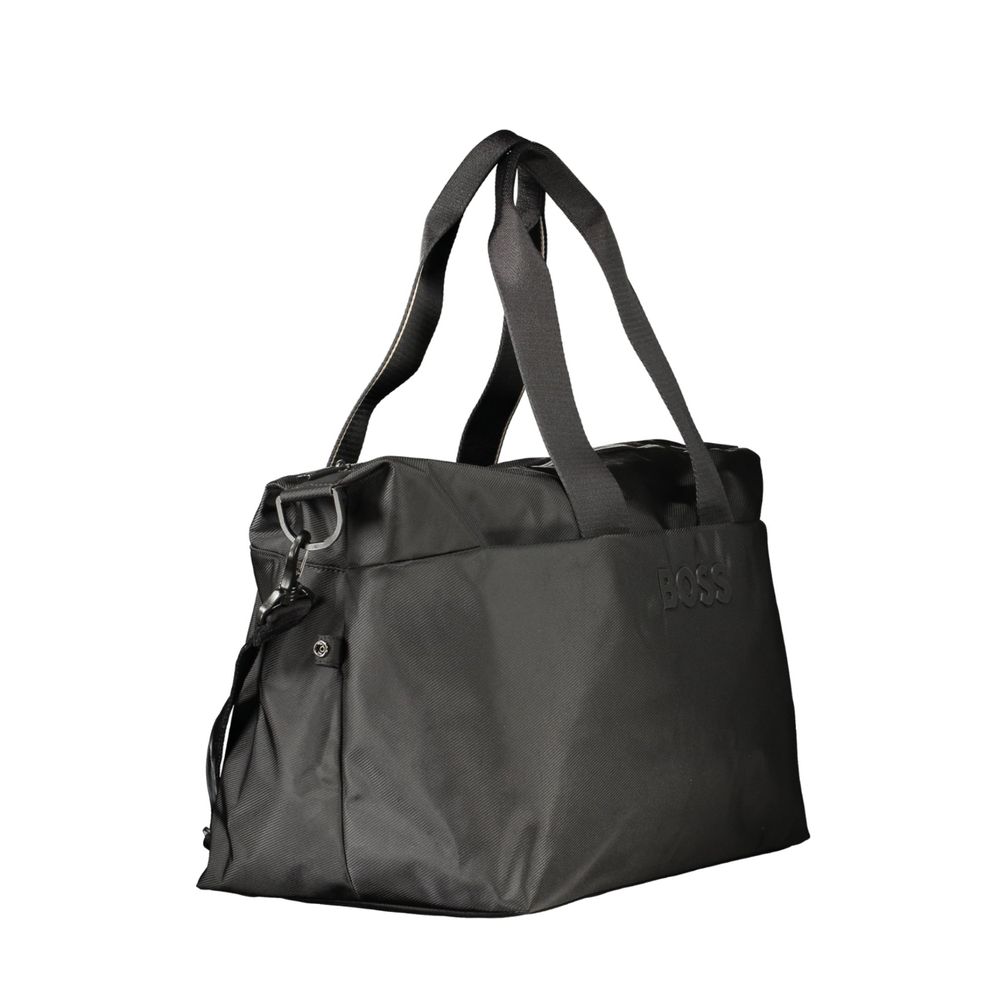 Hugo Boss Black Polyurethane Men's Bag - HBPS Beauty & Fashion