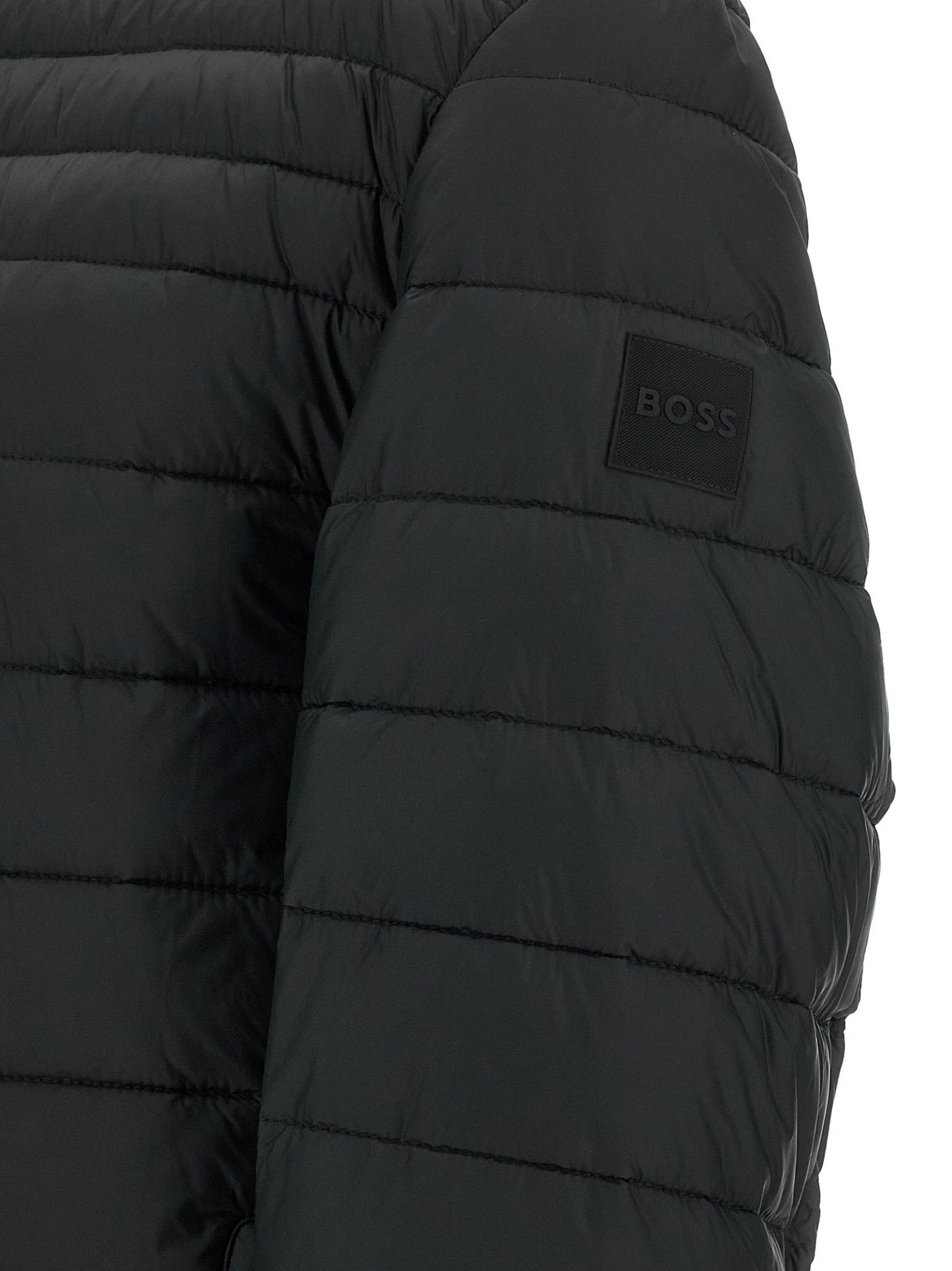 Hugo Boss Black Recycled Polyamide Full-Length Jacket - HBPS Beauty & Fashion