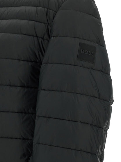 Hugo Boss Black Recycled Polyamide Full-Length Jacket - HBPS Beauty & Fashion