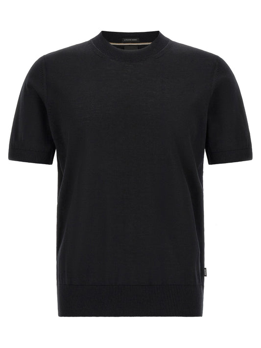 Hugo Boss Black Virgin Wool T-Shirt - HBPS Beauty & Fashion