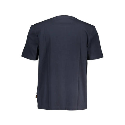 Hugo Boss Blue Organic Cotton Men's T-Shirt - HBPS Beauty & Fashion