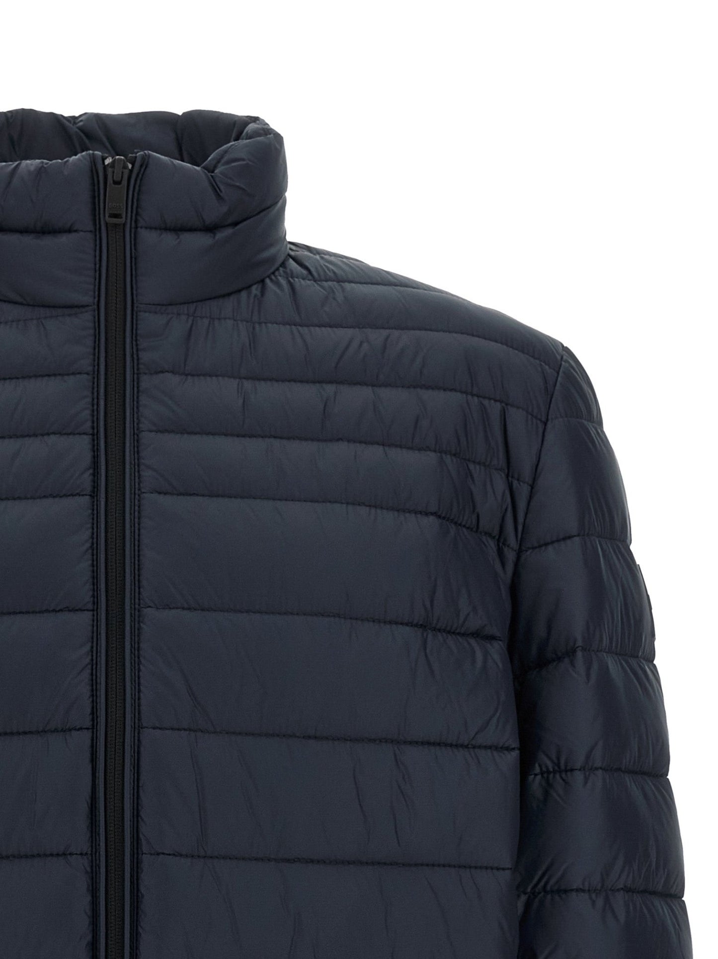 Hugo Boss Blue Polyamide Full-Length Jacket - HBPS Beauty & Fashion