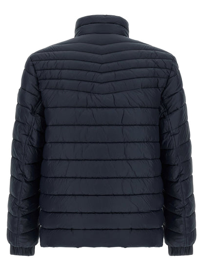 Hugo Boss Blue Polyamide Full-Length Jacket - HBPS Beauty & Fashion