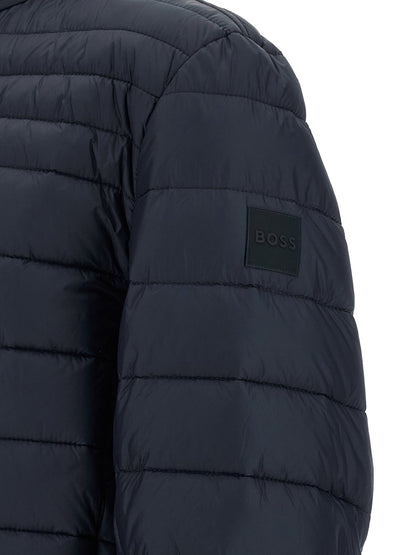 Hugo Boss Blue Polyamide Full-Length Jacket - HBPS Beauty & Fashion