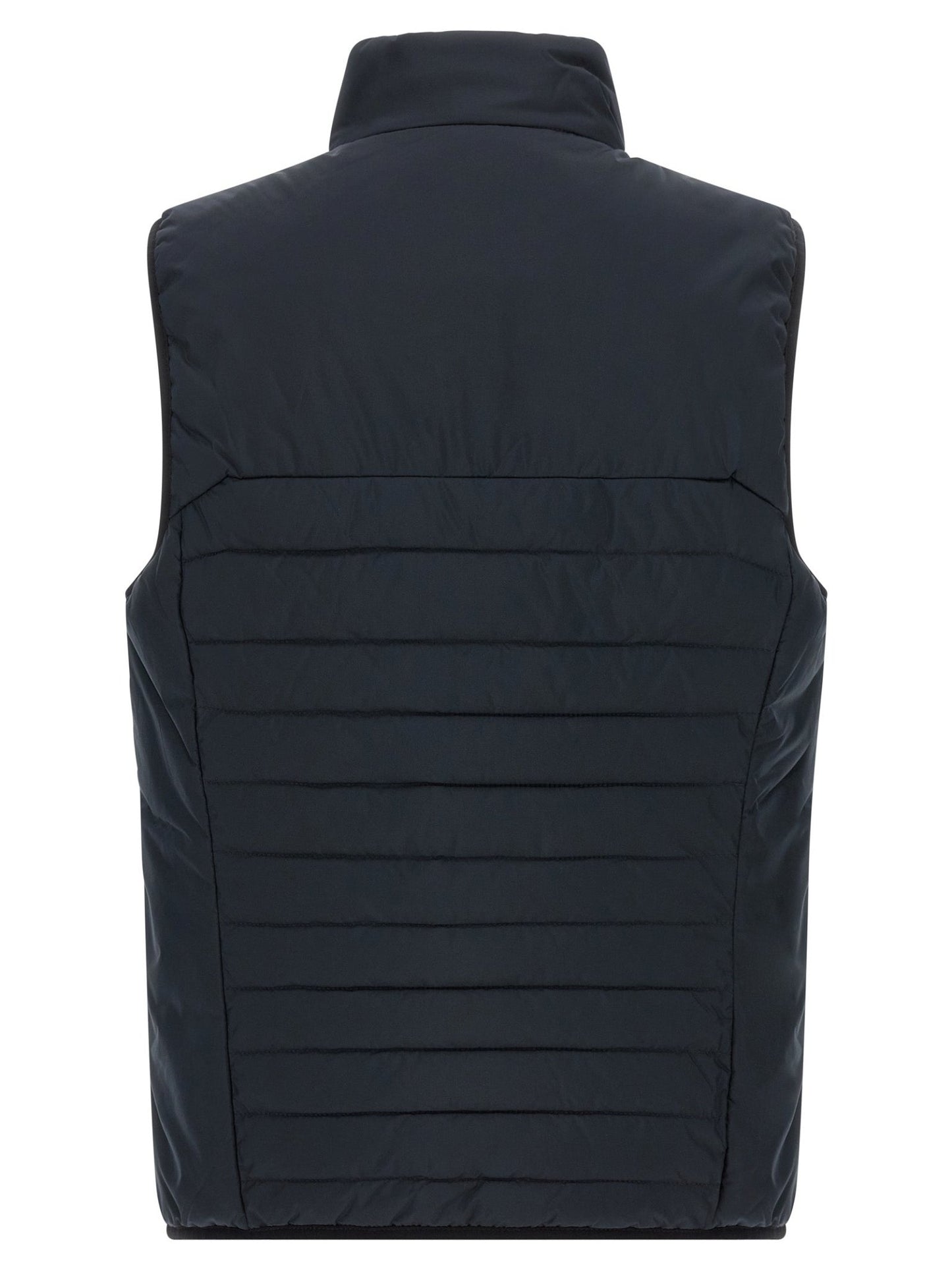 Hugo Boss Blue Polyester Sleeveless Jacket - HBPS Beauty & Fashion
