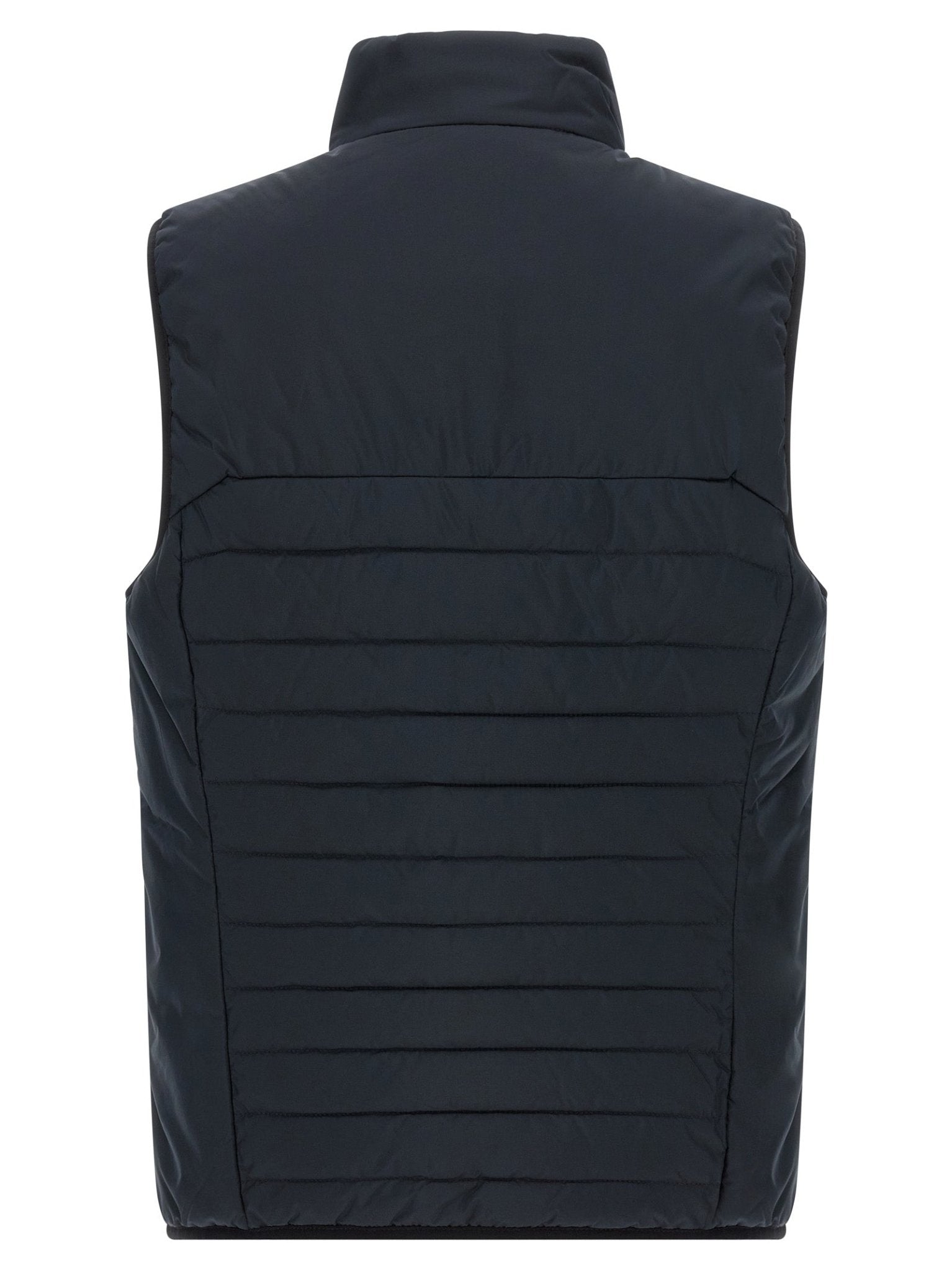 Hugo Boss Blue Polyester Sleeveless Jacket - HBPS Beauty & Fashion