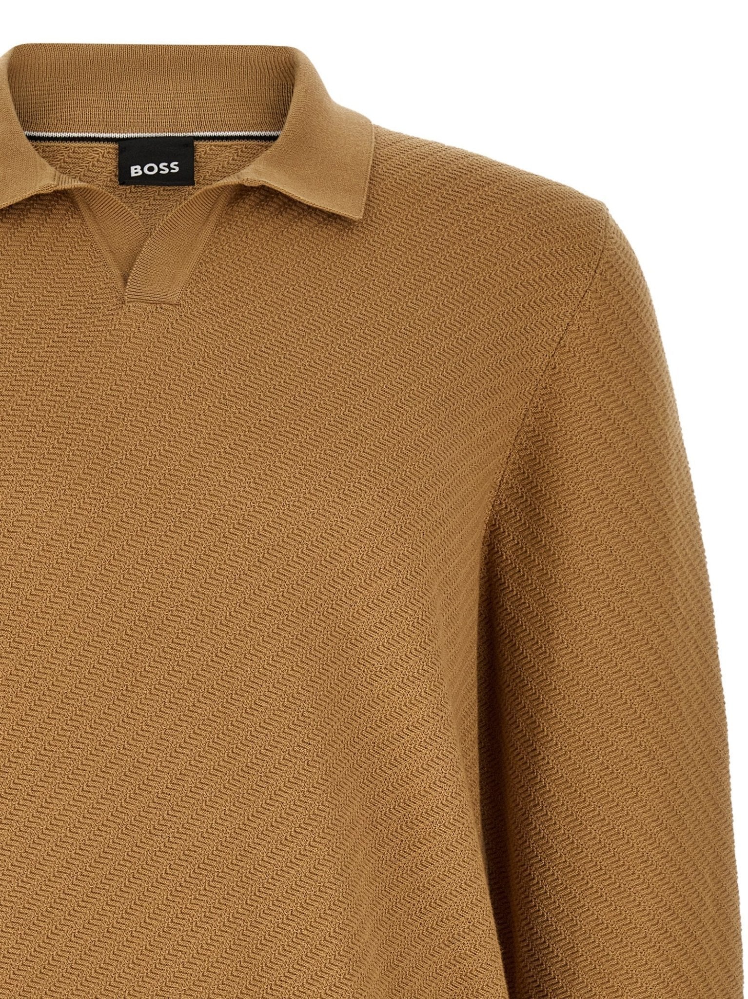 Hugo Boss Brown Cotton Polo Shirt - HBPS Beauty & Fashion