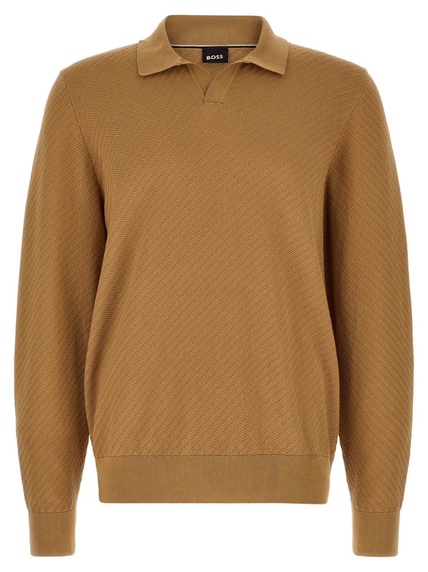 Hugo Boss Brown Cotton Polo Shirt - HBPS Beauty & Fashion