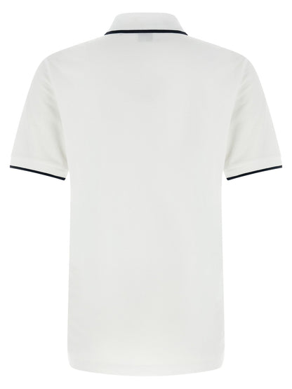 Hugo Boss White Cotton Polo Shirt - HBPS Beauty & Fashion
