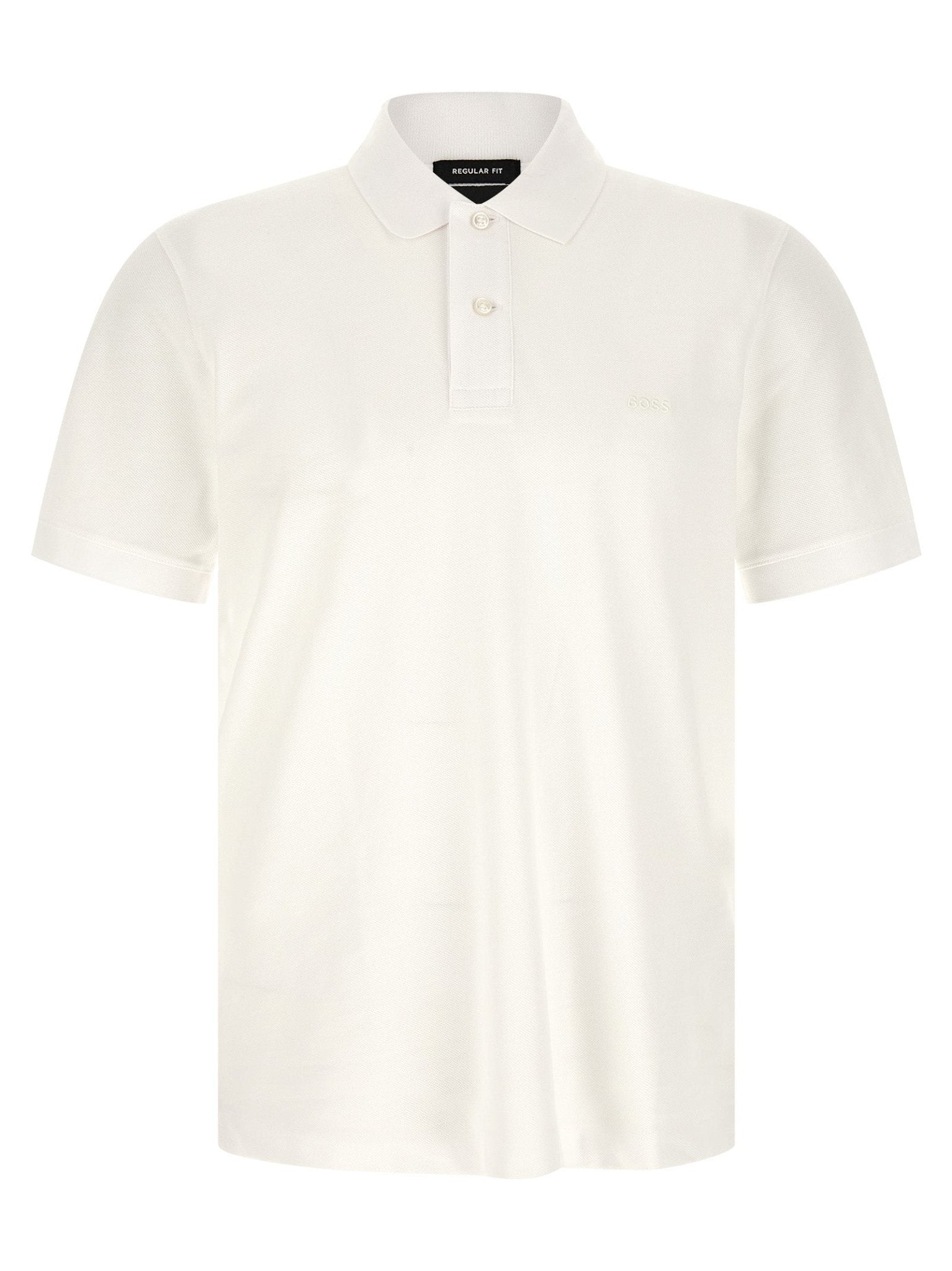 Hugo Boss White Cotton Polo Shirt - HBPS Beauty & Fashion