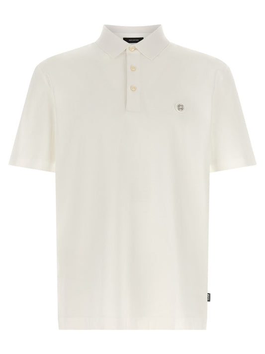 Hugo Boss White Cotton Polo Shirt - HBPS Beauty & Fashion