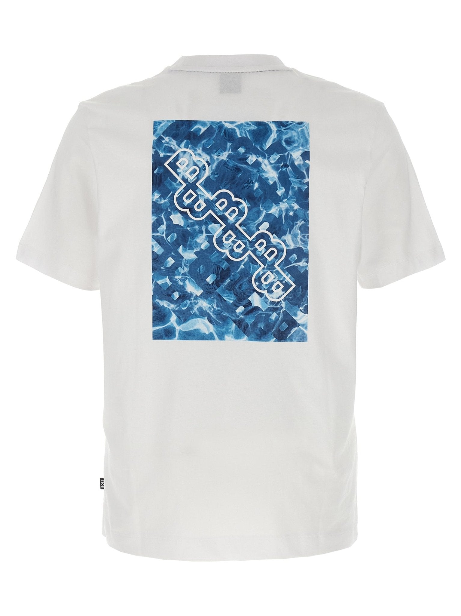 Hugo Boss White Cotton T-Shirt - HBPS Beauty & Fashion