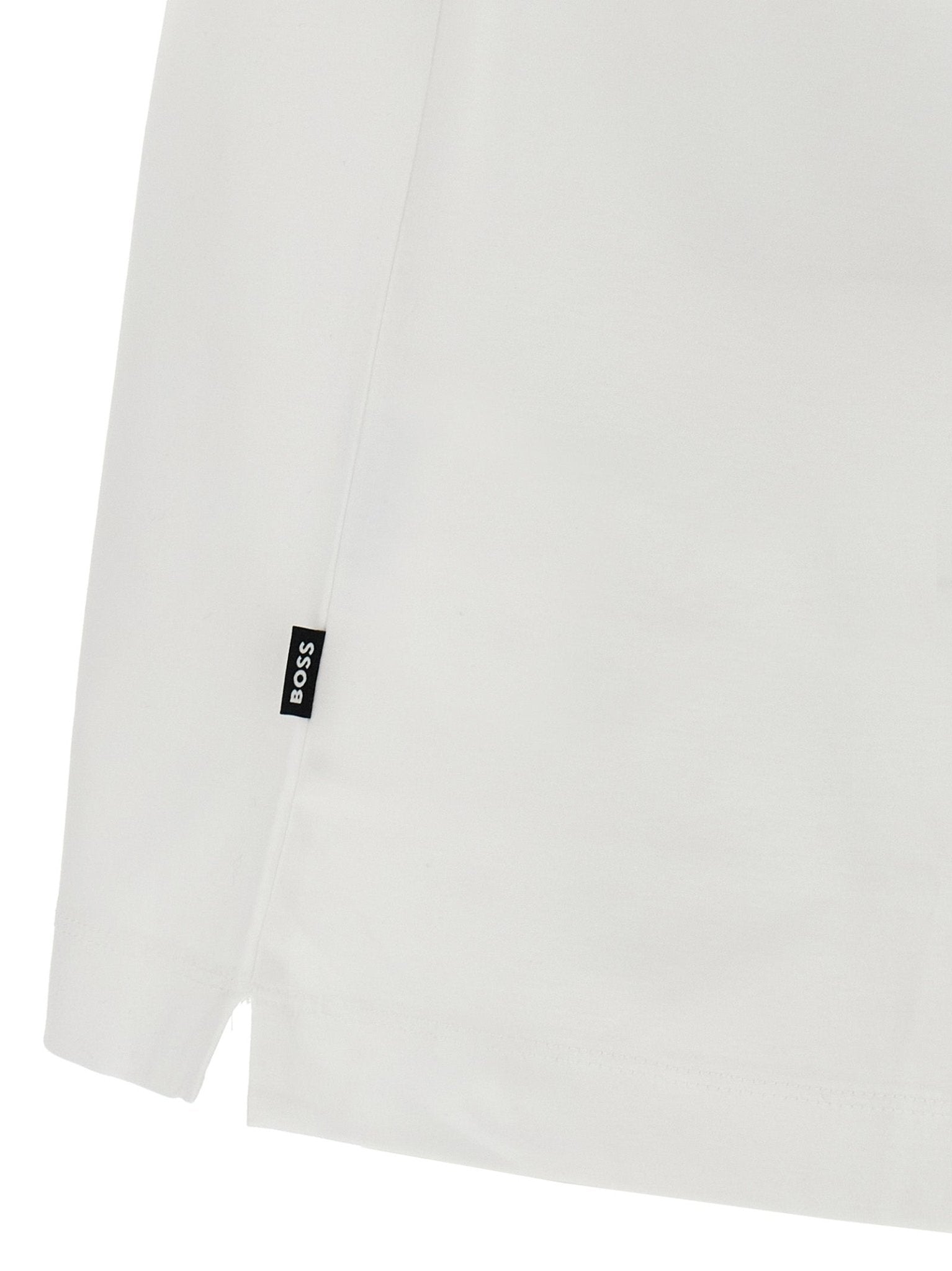 Hugo Boss White Cotton T-Shirt - HBPS Beauty & Fashion