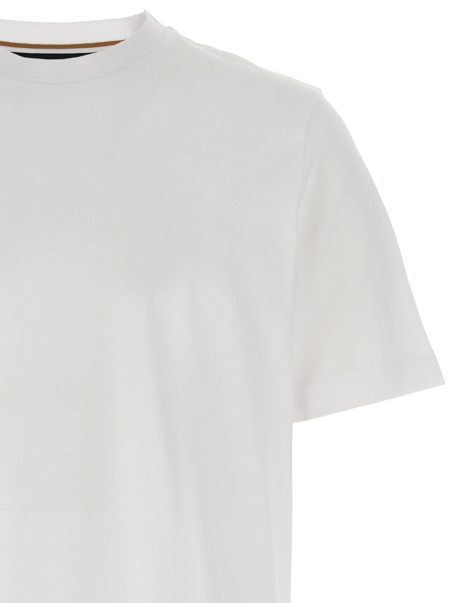 Hugo Boss White Cotton T-Shirt - HBPS Beauty & Fashion