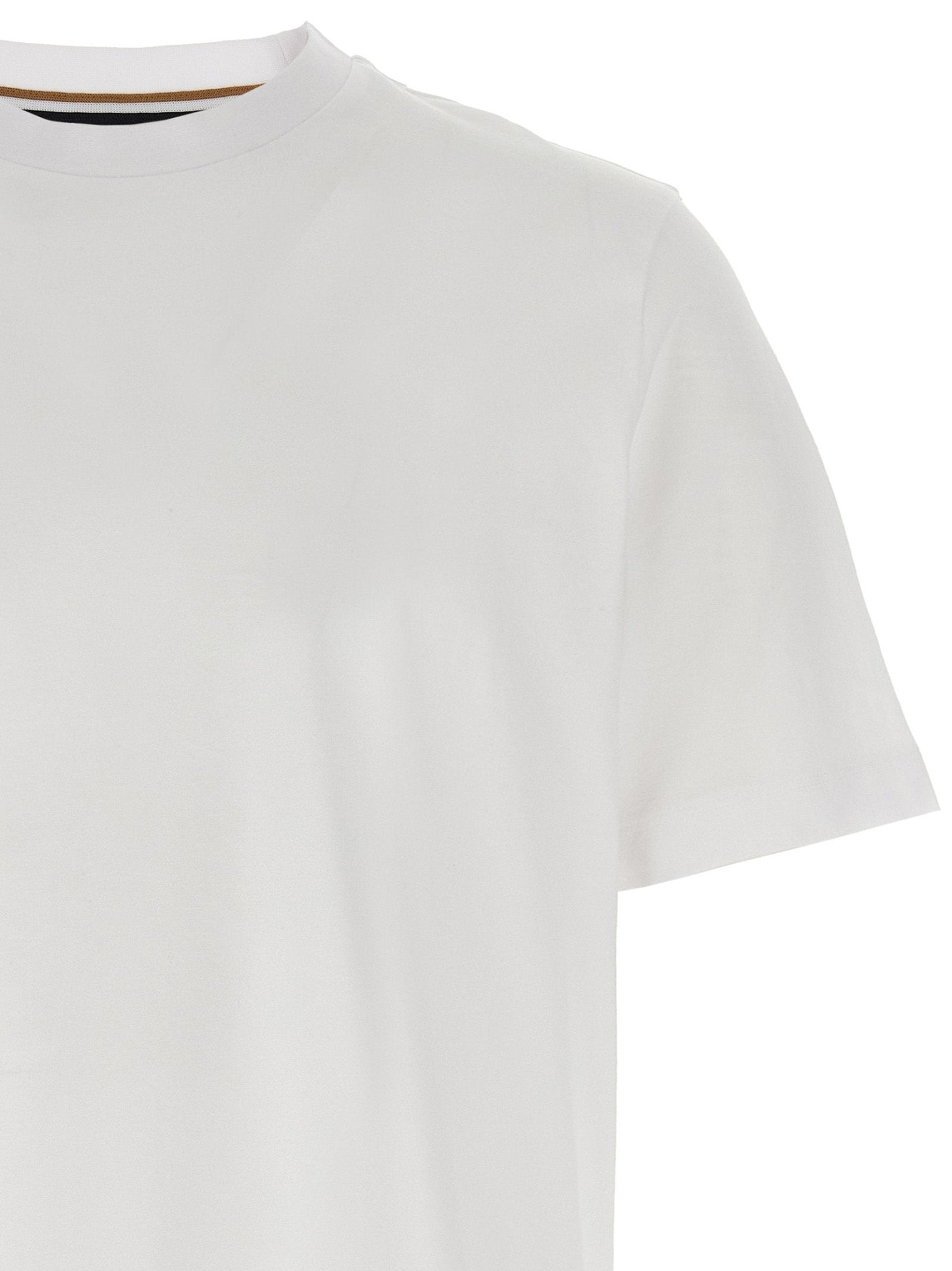 Hugo Boss White Cotton T-Shirt - HBPS Beauty & Fashion