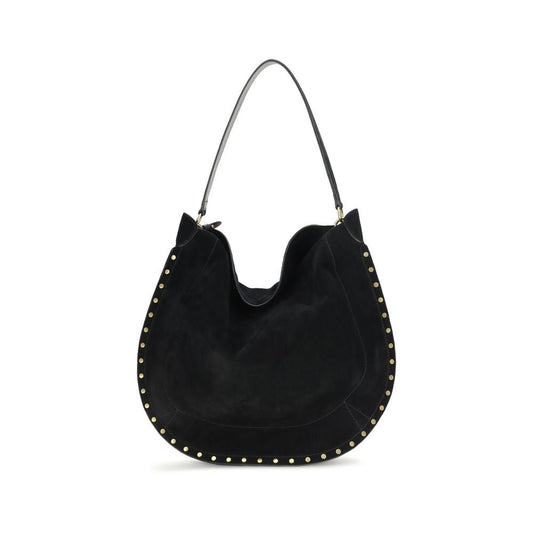 Isabel Marant Black Calf Leather Bos Taurus Shoulder Bag - HBPS Beauty & Fashion