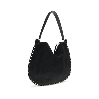 Isabel Marant Black Calf Leather Bos Taurus Shoulder Bag - HBPS Beauty & Fashion