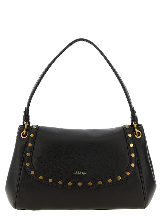Isabel Marant Black Lamb Leather Shoulder Bag - HBPS Beauty & Fashion