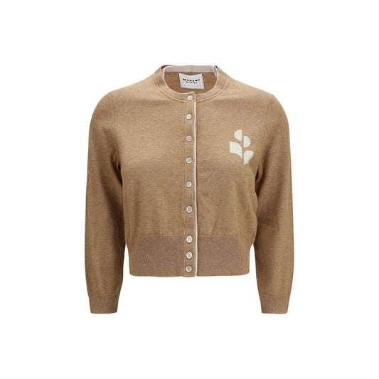 Isabel Marant Étoile Beige Cotton Cardigan - HBPS Beauty & Fashion