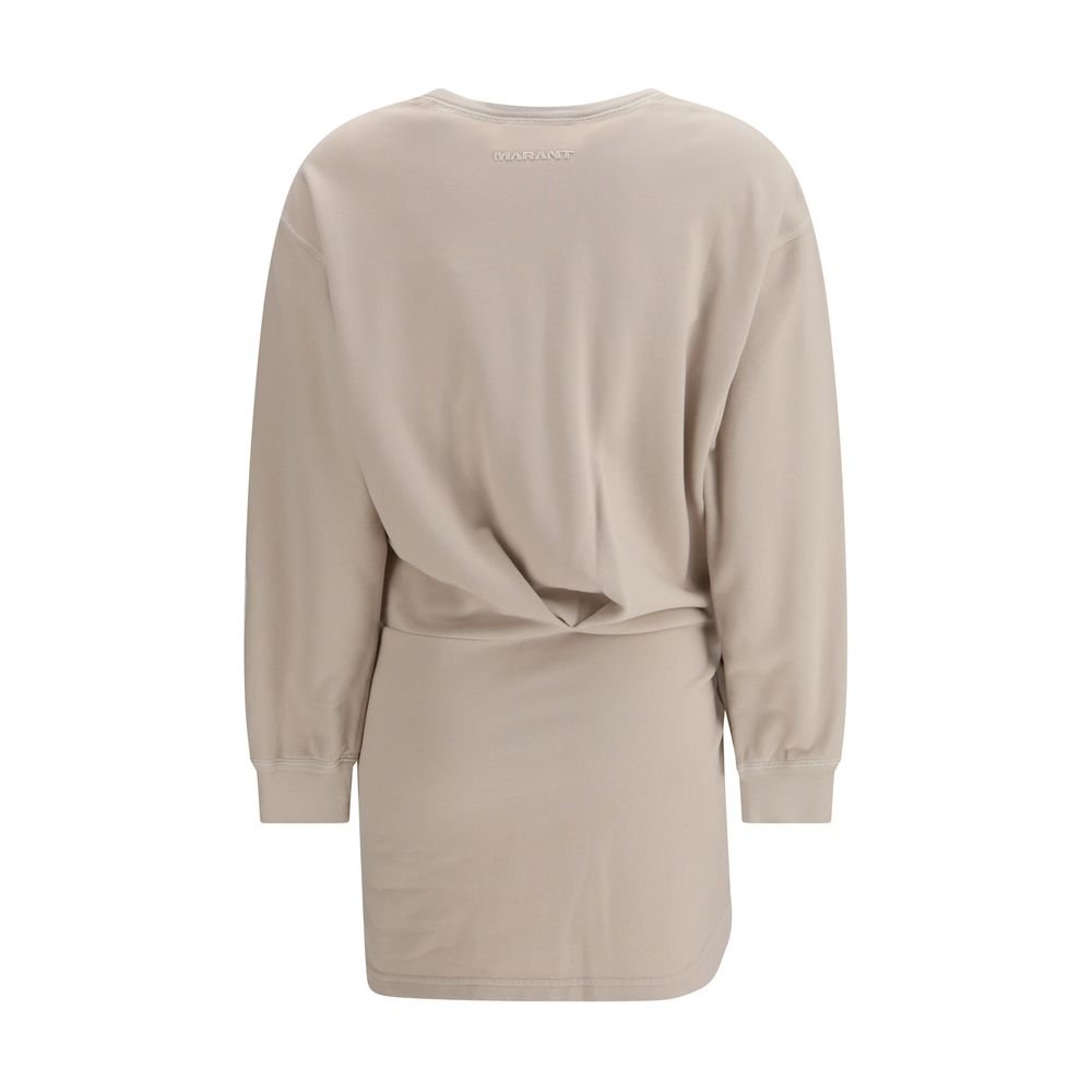 Isabel Marant Étoile Beige Cotton Casual Dress - HBPS Beauty & Fashion