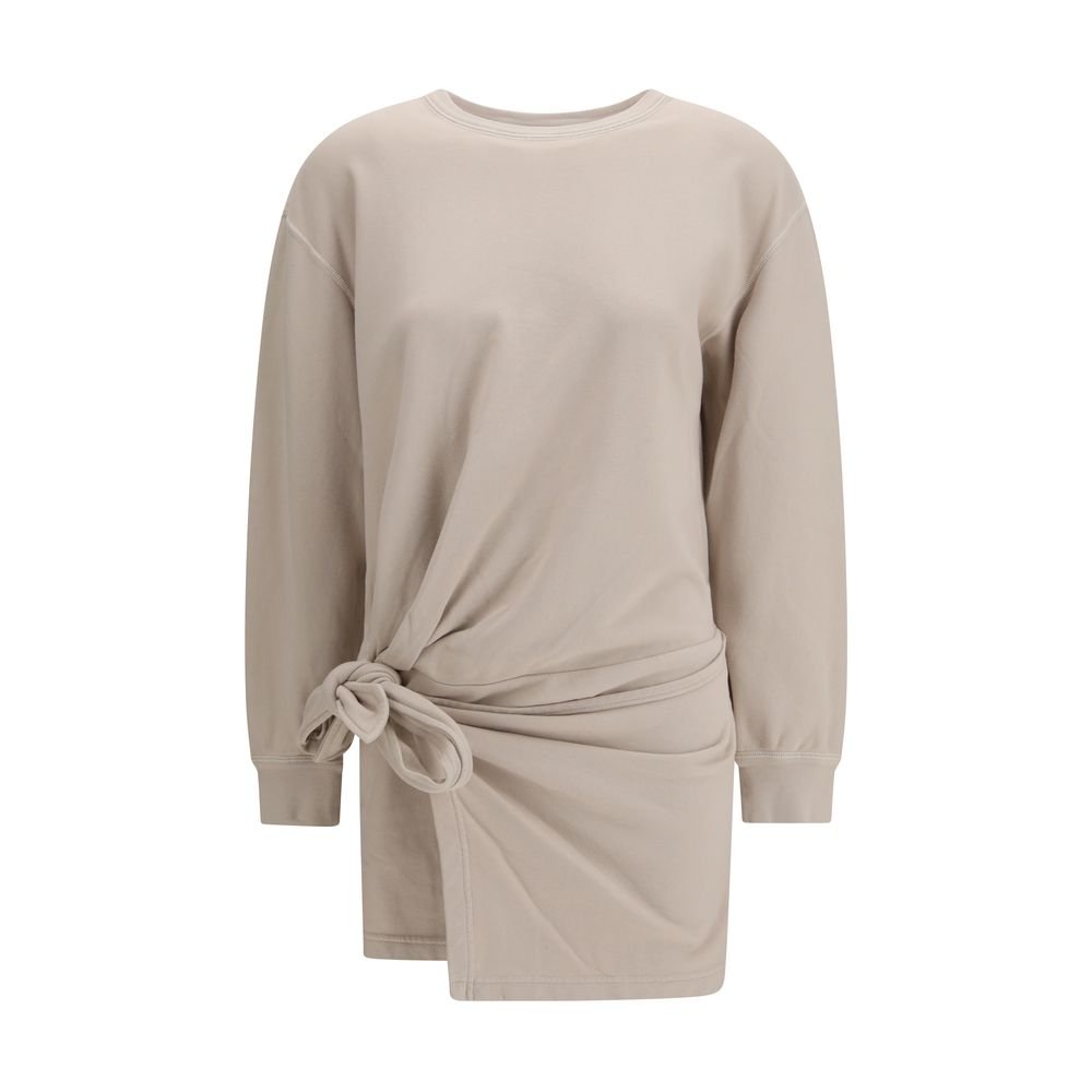 Isabel Marant Étoile Beige Cotton Casual Dress - HBPS Beauty & Fashion