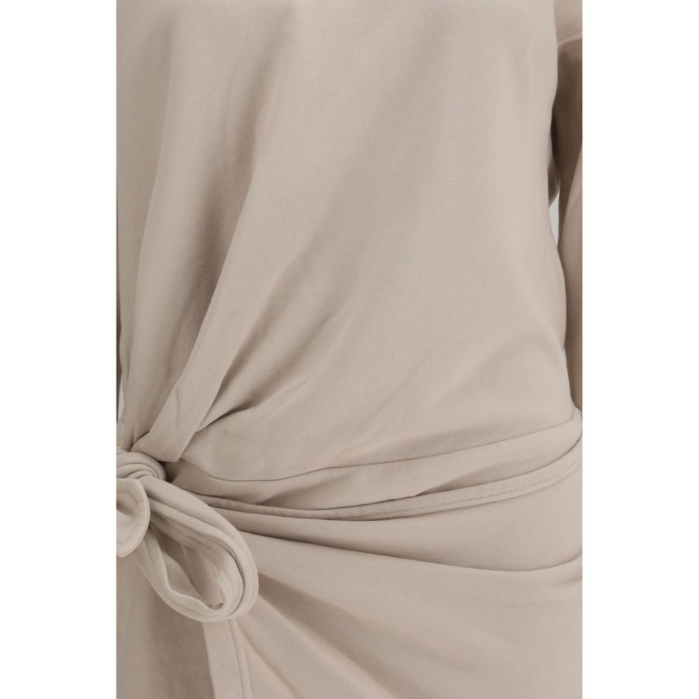 Isabel Marant Étoile Beige Cotton Casual Dress - HBPS Beauty & Fashion