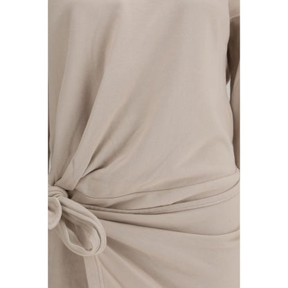 Isabel Marant Étoile Beige Cotton Casual Dress - HBPS Beauty & Fashion
