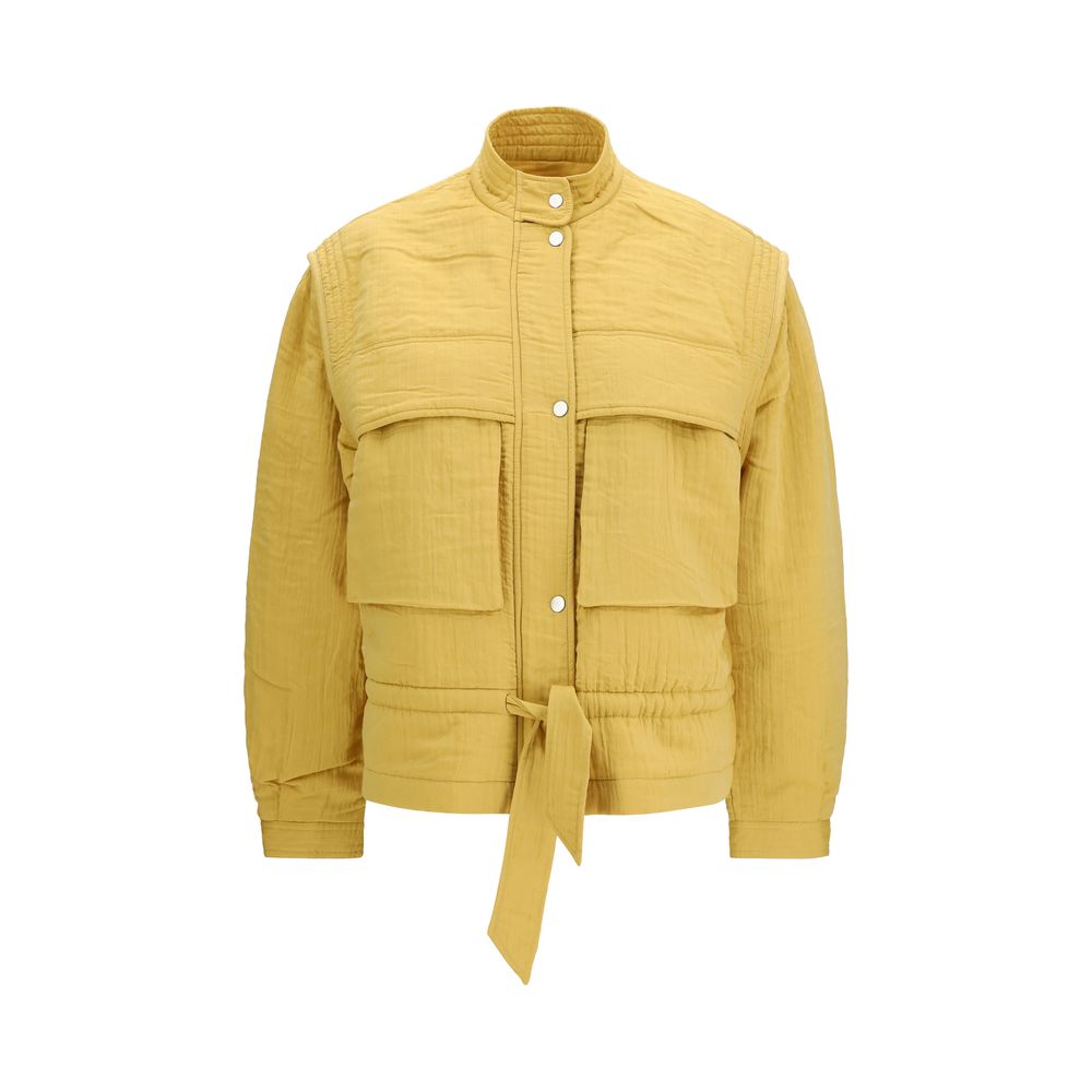 Isabel Marant Étoile Bicolor Modal Full-Length Jacket - HBPS Beauty & Fashion
