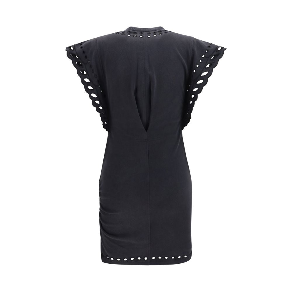 Isabel Marant Étoile Black Cotton Casual Dress - HBPS Beauty & Fashion