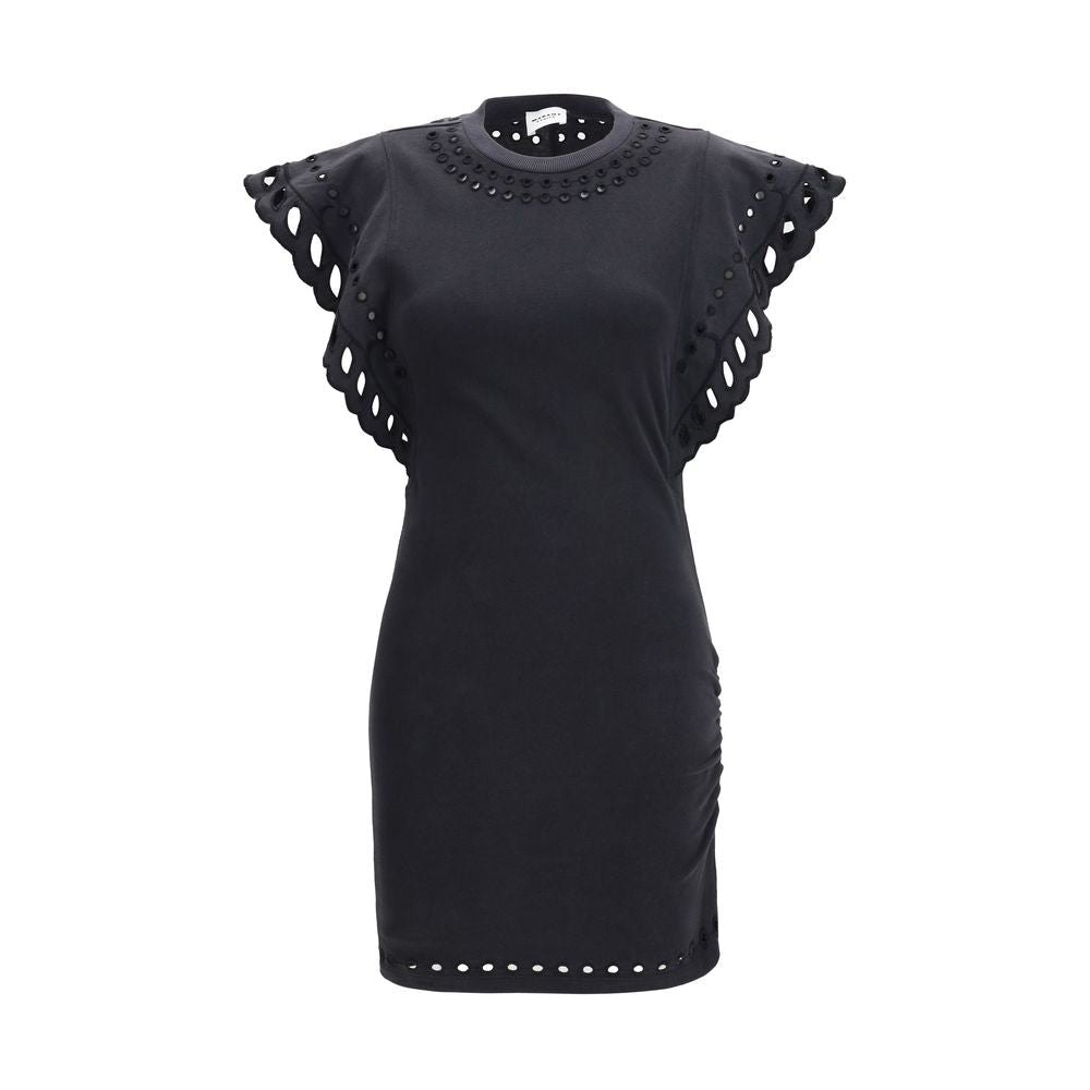 Isabel Marant Étoile Black Cotton Casual Dress - HBPS Beauty & Fashion
