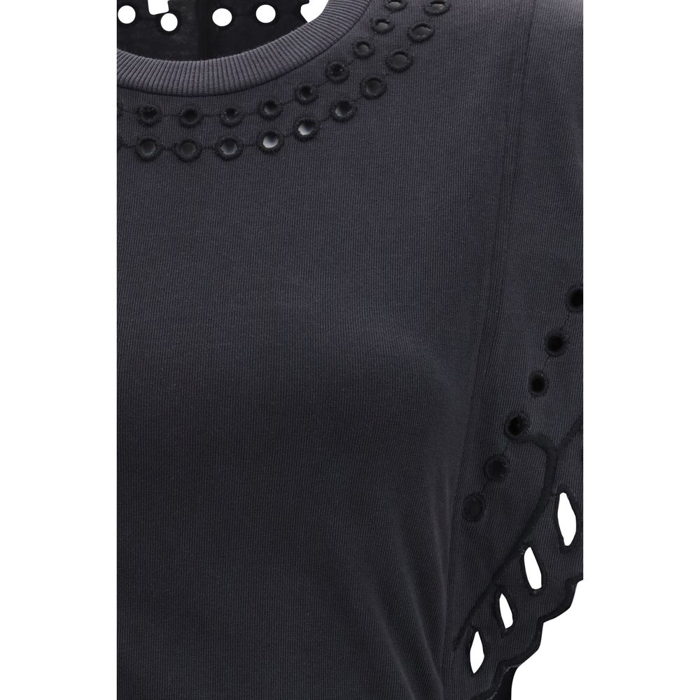 Isabel Marant Étoile Black Cotton Casual Dress - HBPS Beauty & Fashion