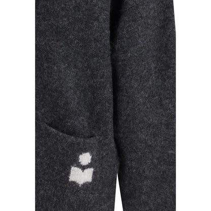 Isabel Marant Étoile Gray Alpaca Vicugna Pacos Cardigan - HBPS Beauty & Fashion