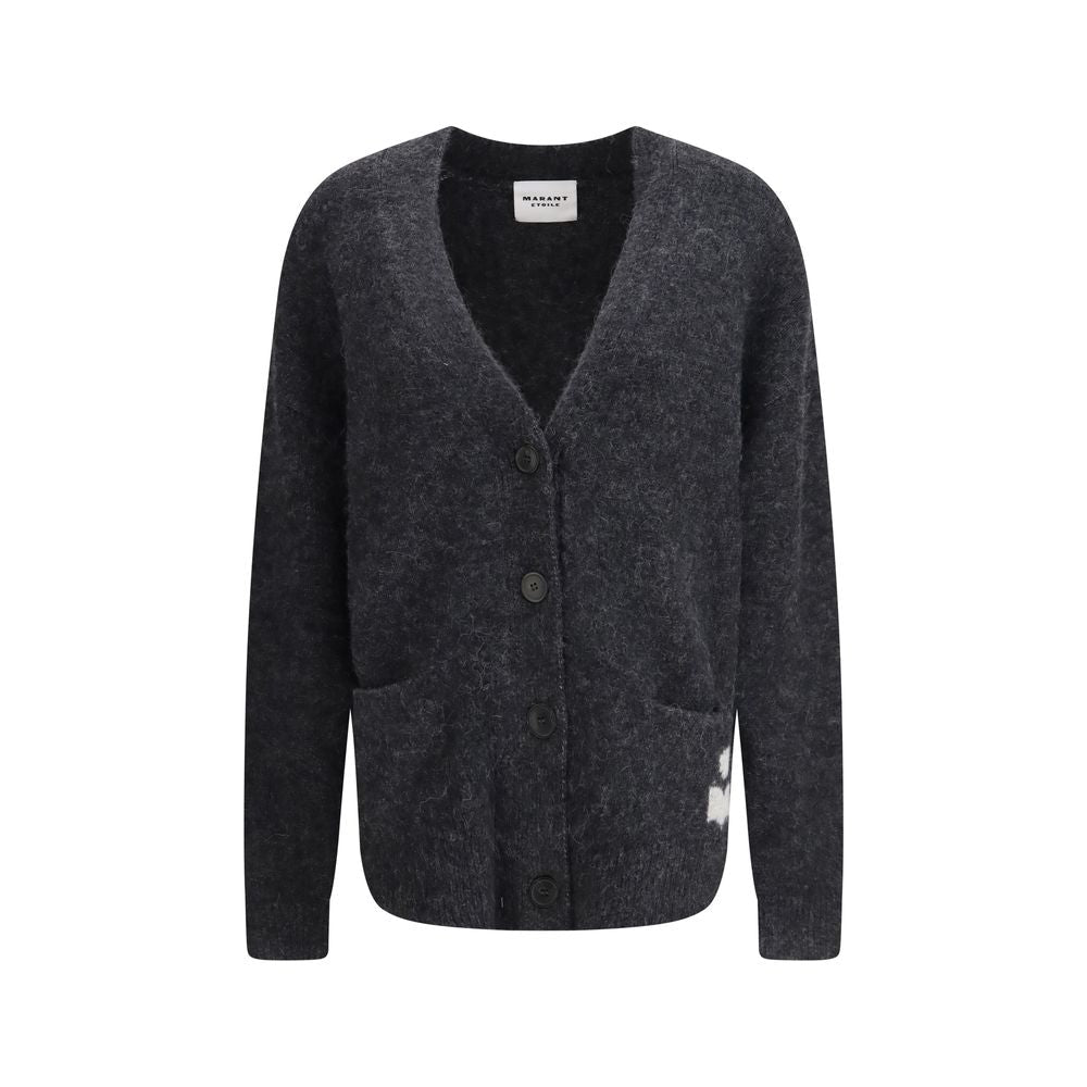 Isabel Marant Étoile Gray Alpaca Vicugna Pacos Cardigan - HBPS Beauty & Fashion