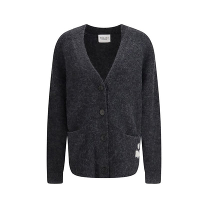 Isabel Marant Étoile Gray Alpaca Vicugna Pacos Cardigan - HBPS Beauty & Fashion