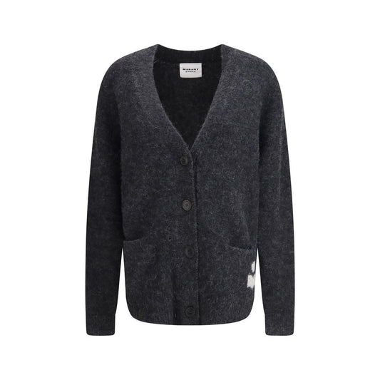 Isabel Marant Étoile Gray Alpaca Vicugna Pacos Cardigan - HBPS Beauty & Fashion