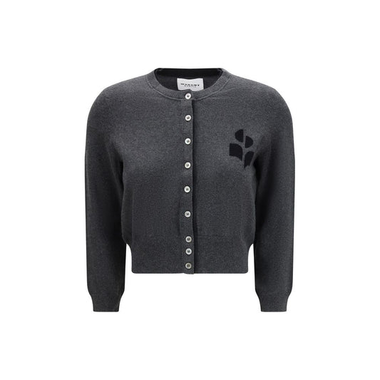 Isabel Marant Étoile Gray Cotton Cardigan - HBPS Beauty & Fashion