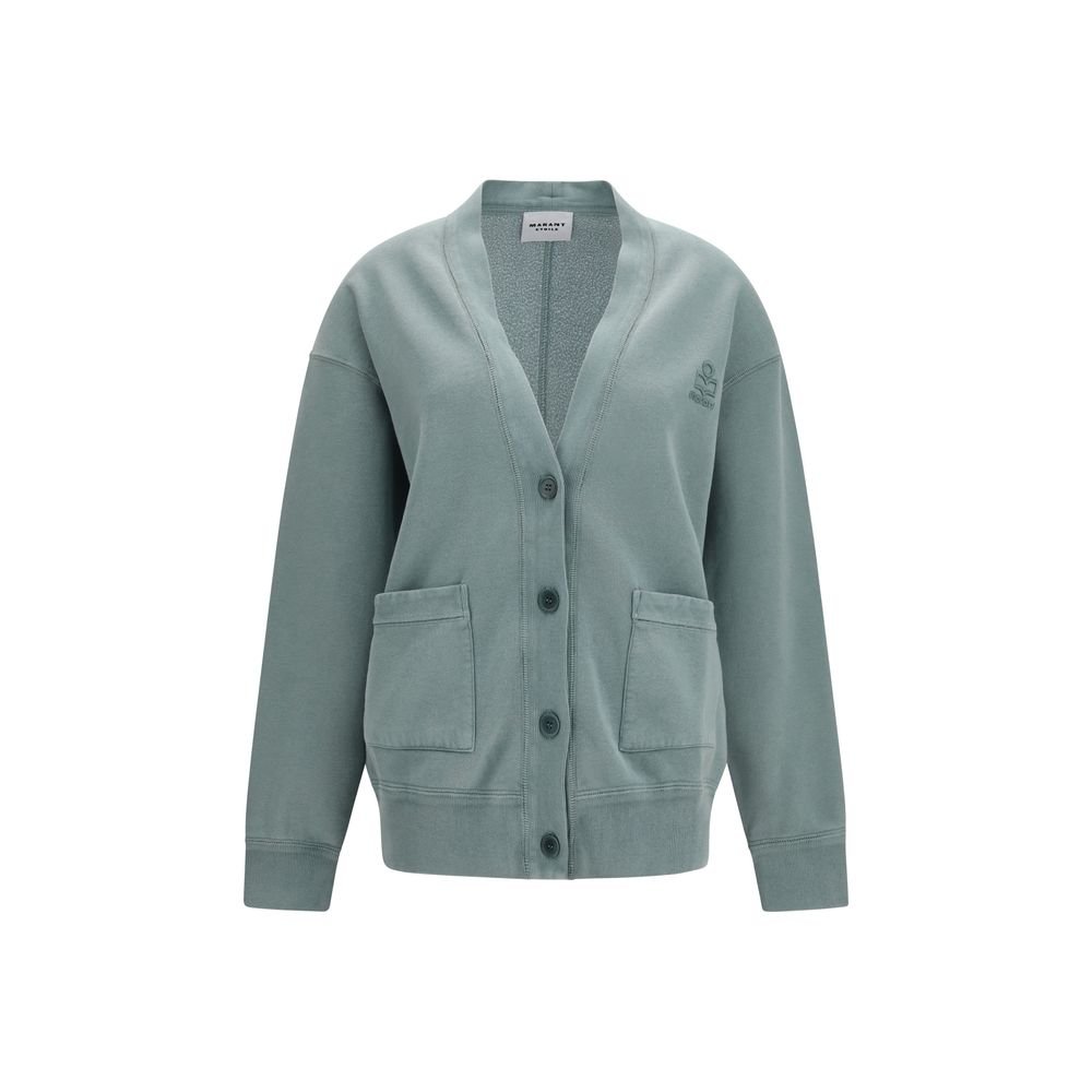 Isabel Marant Étoile Gray Cotton Cardigan - HBPS Beauty & Fashion