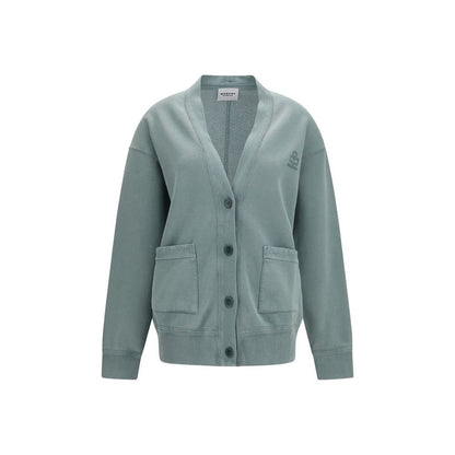 Isabel Marant Étoile Gray Cotton Cardigan - HBPS Beauty & Fashion