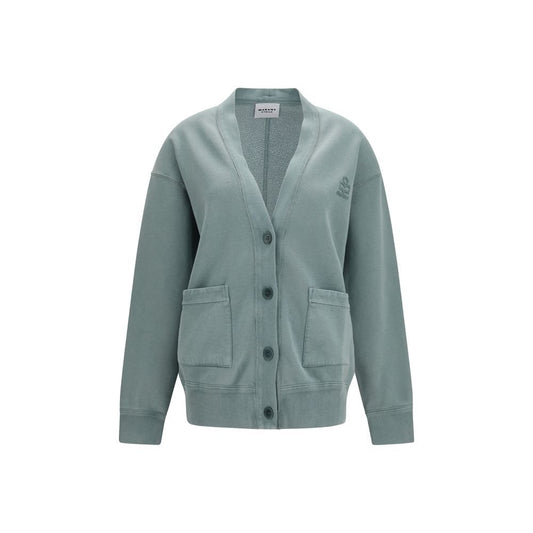 Isabel Marant Étoile Gray Cotton Cardigan - HBPS Beauty & Fashion