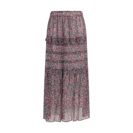 Isabel Marant Étoile Purple Cotton Long Skirt - HBPS Beauty & Fashion
