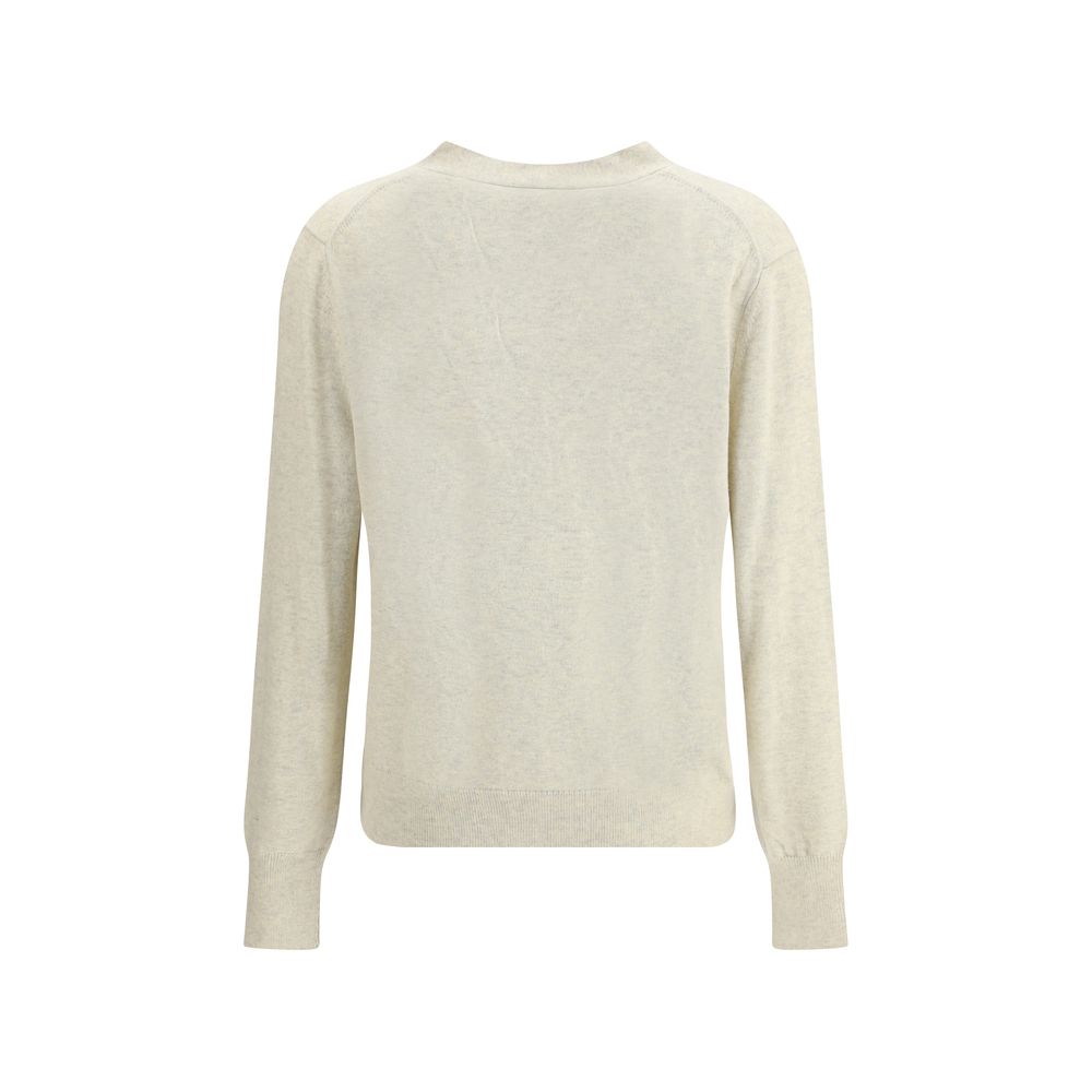 Isabel Marant Étoile White Cotton Cardigan - HBPS Beauty & Fashion